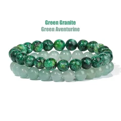 Natural Stone Bead Bracelet Set for Men & Women-26