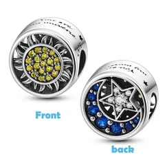 925 Silver Family Tree and Lucky Clover Charm Bead-75