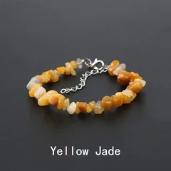 Natural Amethyst Irregular Chip Bead Stretch Bracelet-12