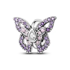 925 Silver Family Tree and Lucky Clover Charm Bead-58