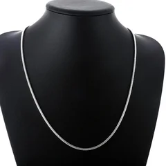 925 Sterling Silver Snake Chain Necklace-8