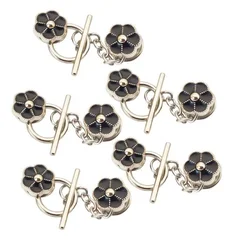 5 Pcs Decorative No-Sew Button Pins for Cardigans and Sweaters-2
