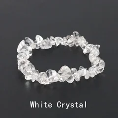 Natural Amethyst Irregular Chip Bead Stretch Bracelet-28