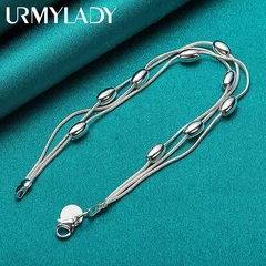 925 Sterling Silver Chain & Link Bracelet-3