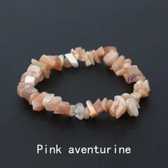 Natural Amethyst Irregular Chip Bead Stretch Bracelet-39
