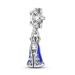 925 Silver Family Tree and Lucky Clover Charm Bead-34