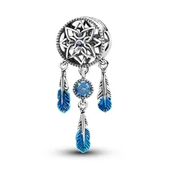 925 Silver Family Tree and Lucky Clover Charm Bead-17