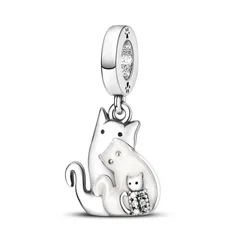 925 Silver Family Tree and Lucky Clover Charm Bead-56