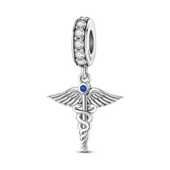 925 Silver Family Tree and Lucky Clover Charm Bead-88