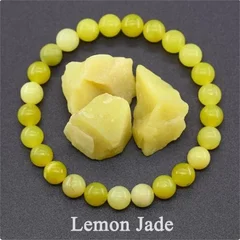 Natural Lapis Lazuli Stone Beads Elastic Bracelet for Men & Women-13
