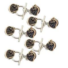 5 Pcs Decorative No-Sew Button Pins for Cardigans and Sweaters-18