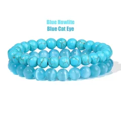 Natural Stone Bead Bracelet Set for Men & Women-20