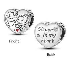 925 Silver Family Tree and Lucky Clover Charm Bead-10