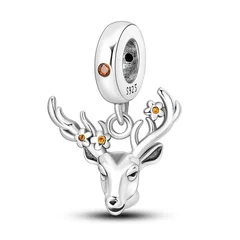 925 Silver Family Tree and Lucky Clover Charm Bead-74