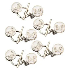 5 Pcs Decorative No-Sew Button Pins for Cardigans and Sweaters-15