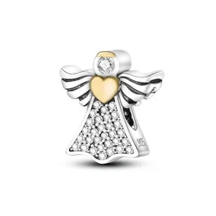925 Silver Family Tree and Lucky Clover Charm Bead-77