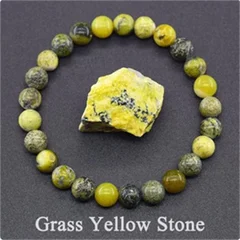 Natural Lapis Lazuli Stone Beads Elastic Bracelet for Men & Women-16