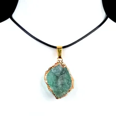 Women's Natural Stone Irregular Pendant Necklace-10