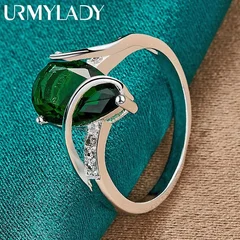 Water Drop Turquoise 925 Sterling Silver Ring-1