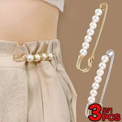 Broche vintage en perles avec pinces pour châle et pull pour femme-1