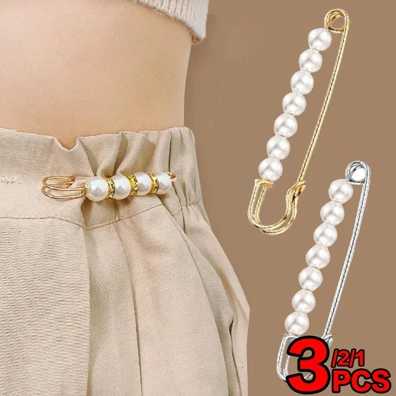 Broche vintage en perles avec pinces pour châle et pull pour femme