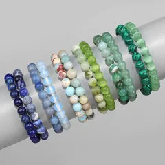 Natural Stone Bead Bracelet Set for Men & Women-6
