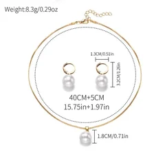 Boho Zinc Alloy Earrings and Necklace Set for Women-6