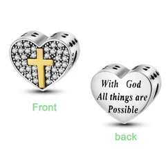 925 Silver Family Tree and Lucky Clover Charm Bead-21