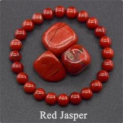 Natural Lapis Lazuli Stone Beads Elastic Bracelet for Men & Women-17