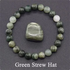 Natural Lapis Lazuli Stone Beads Elastic Bracelet for Men & Women-28