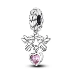 925 Silver Family Tree and Lucky Clover Charm Bead-61