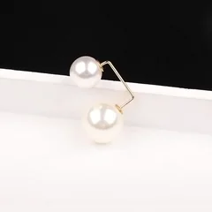 Simulation Pearl Brooch Pin Zinc Alloy Scarf Shawl Clip-2