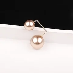 Simulation Pearl Brooch Pin Zinc Alloy Scarf Shawl Clip-3