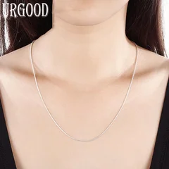 925 Sterling Silver 1.2mm Snake Chain Necklace (5 Pack, 40-75cm)-2