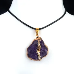 Women's Natural Stone Irregular Pendant Necklace-7