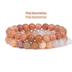 Natural Stone Bead Bracelet Set for Men & Women-16