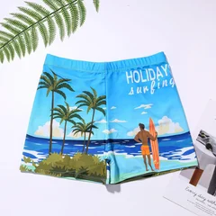 Men's Quick-Dry Square Leg Swim Trunks-9