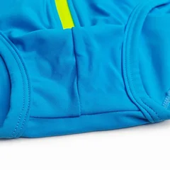 Sunga masculina de cintura baixa com zíper lateral aberto e arco-íris-17