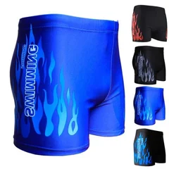 Plus Size Quick Dry Polyester Swim Trunks-6
