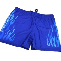 Plus Size Quick Dry Polyester Swim Trunks-10
