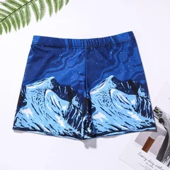Men's Quick-Dry Square Leg Swim Trunks-12