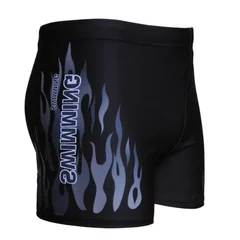 Plus Size Quick Dry Polyester Swim Trunks-12
