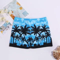 Men's Quick-Dry Square Leg Swim Trunks-3