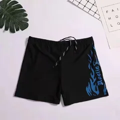Men's Quick-Dry Loose Swim Trunks Set-13