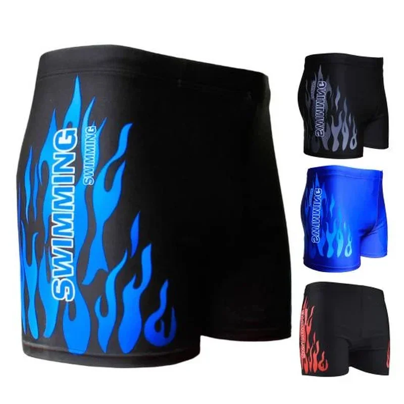 Plus Size Quick Dry Polyester Swim Trunks