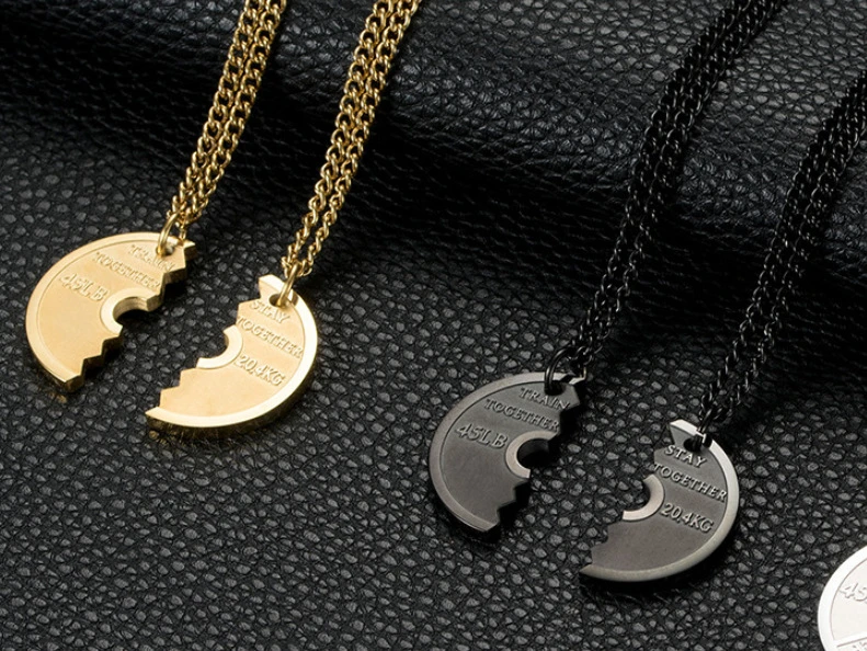 Men's Weight Plate Pendant Necklace – Gym & Fitness Jewelry