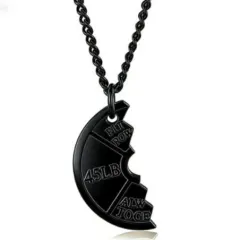 Men's Weight Plate Pendant Necklace – Gym & Fitness Jewelry-3