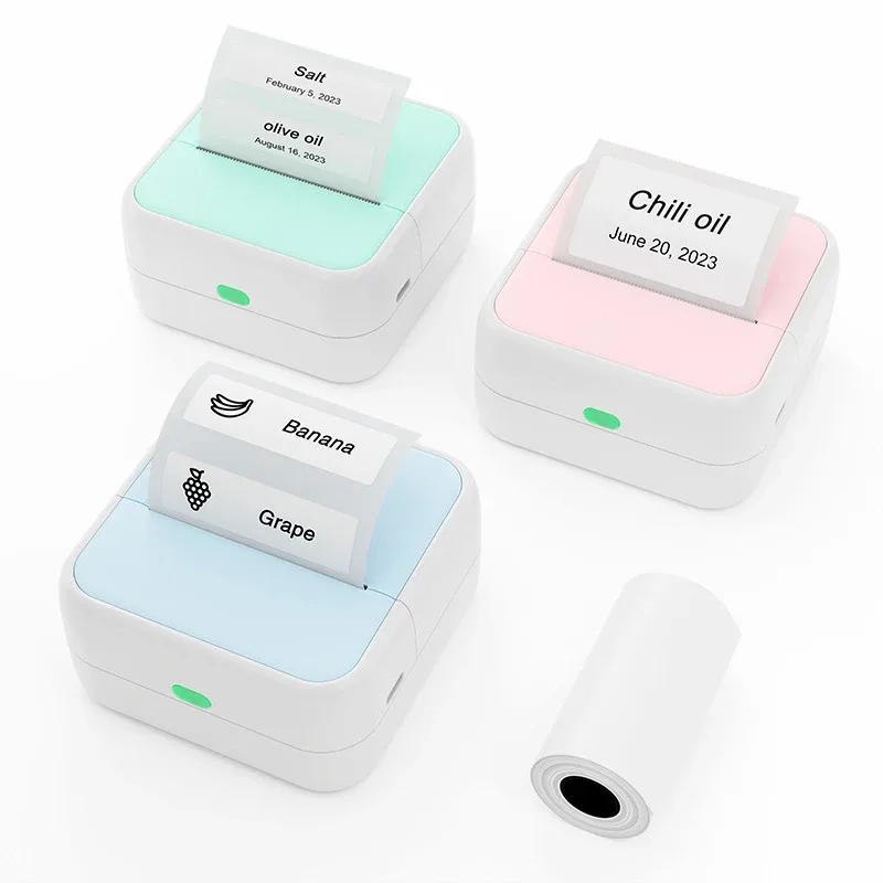 Qinya Mini Portable Bluetooth Thermal Label Printer