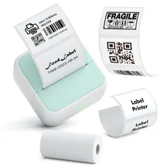 Qinya Mini Portable Bluetooth Thermal Label Printer-3