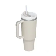 40 oz Double Wall 304 Stainless Steel Insulated Tumbler with Handle and Straw Lid-17